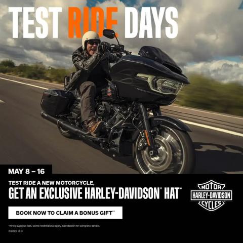 Promo Test Rider H-D Test Ride Days | Motor City Chapter #5057 | Farmington Hills ...